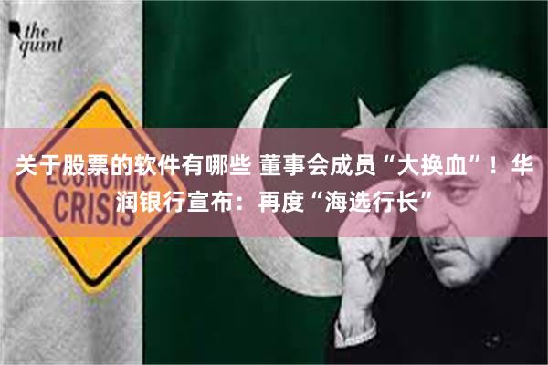 关于股票的软件有哪些 董事会成员“大换血”！华润银行宣布：再度“海选行长”
